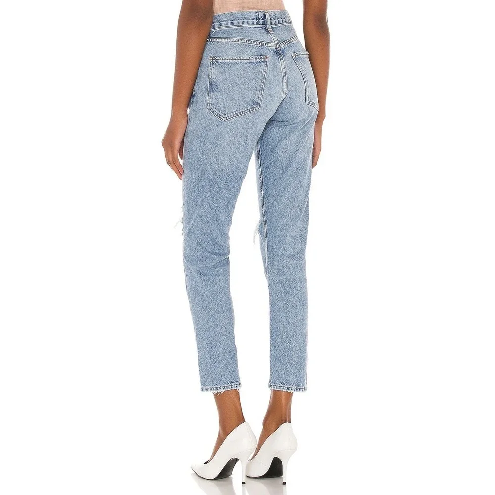 AGOLDE Jamie High Rise Spectator Classic Straight Leg Jeans‎ Organic Offduty 25